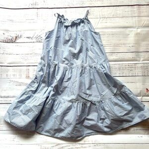Girl’s Tiered Seersucker Sundress
